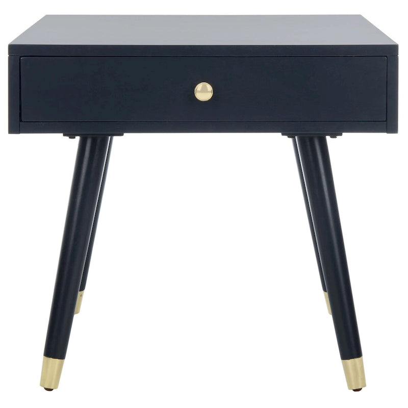 Odkládací stolek Mid-Century Gold Cap – 61 cm (š) x 61 cm (h) x 56 cm (v)