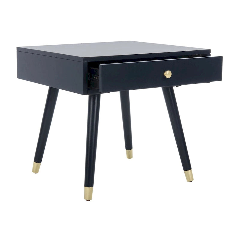 Odkládací stolek Mid-Century Gold Cap – 61 cm (š) x 61 cm (h) x 56 cm (v)