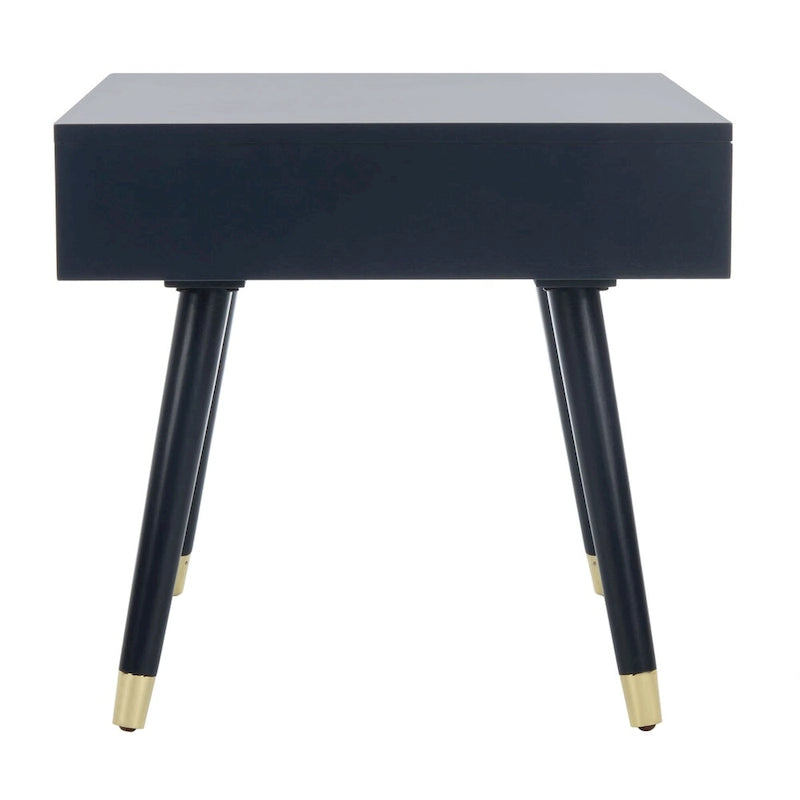 Odkládací stolek Mid-Century Gold Cap – 61 cm (š) x 61 cm (h) x 56 cm (v)