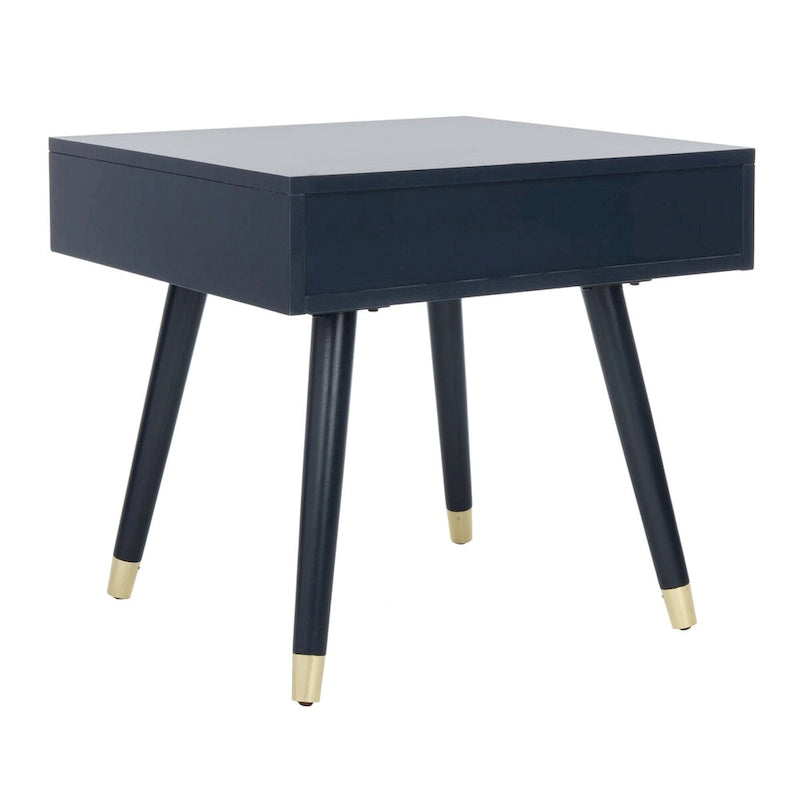 Odkládací stolek Mid-Century Gold Cap – 61 cm (š) x 61 cm (h) x 56 cm (v)