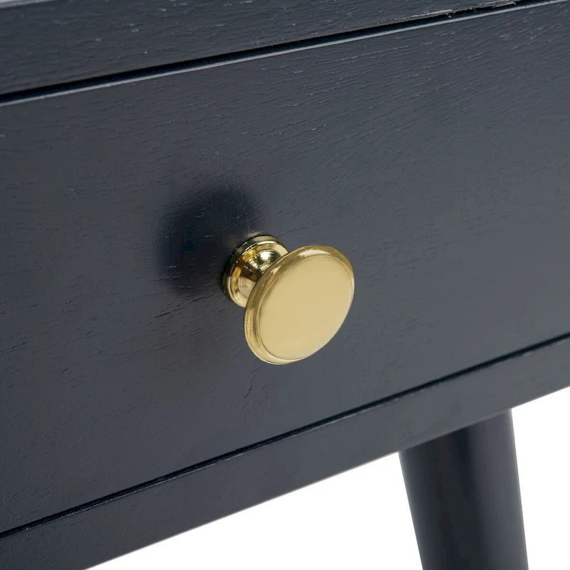 Odkládací stolek Mid-Century Gold Cap – 61 cm (š) x 61 cm (h) x 56 cm (v)