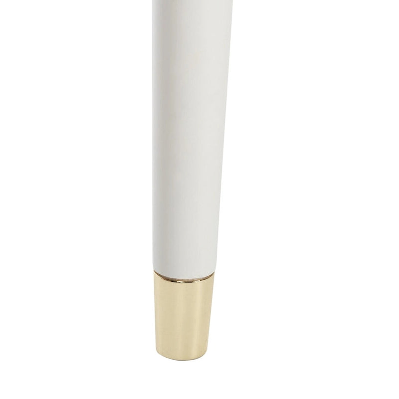 Odkládací stolek Mid-Century Gold Cap – 61 cm (š) x 61 cm (h) x 56 cm (v)