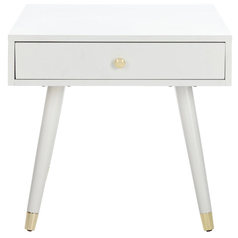Odkládací stolek Mid-Century Gold Cap – 61 cm (š) x 61 cm (h) x 56 cm (v)
