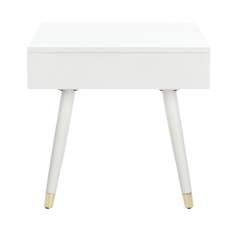 Odkládací stolek Mid-Century Gold Cap – 61 cm (š) x 61 cm (h) x 56 cm (v)