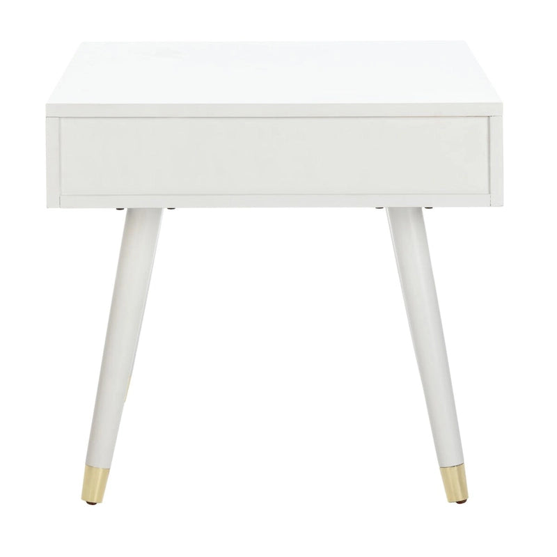 Odkládací stolek Mid-Century Gold Cap – 61 cm (š) x 61 cm (h) x 56 cm (v)