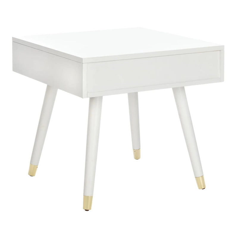 Odkládací stolek Mid-Century Gold Cap – 61 cm (š) x 61 cm (h) x 56 cm (v)