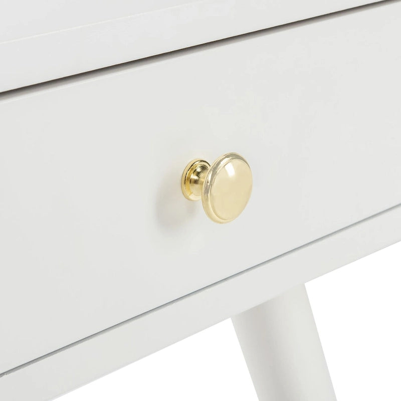 Odkládací stolek Mid-Century Gold Cap – 61 cm (š) x 61 cm (h) x 56 cm (v)