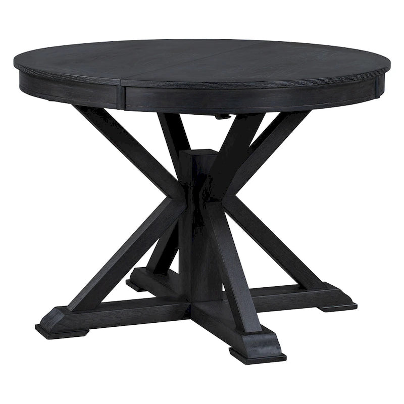 54" Farmhouse Oval Extendable Dining Table